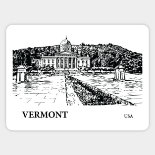 Vermont State USA Sticker